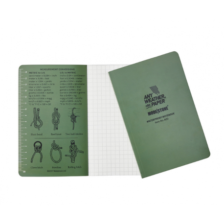 Carnet de terrain tout-temps MODESTONE, disponible sur www.equipements-militaire.com