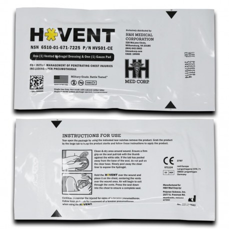 Pansement Thoracique HVENT H&H chez www.equipements-militaire.com