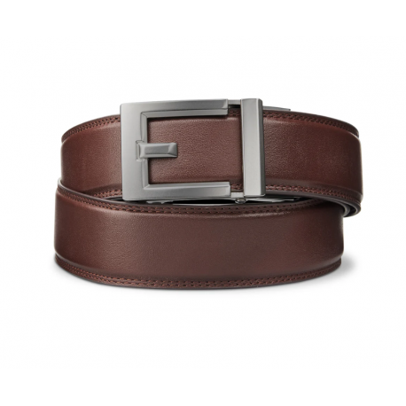 Ceinture en cuir Express Gunmetal KORE ESSENTIALS, disponible sur www.equipements-militaire.com