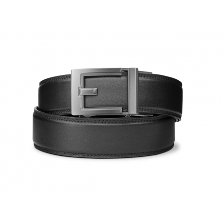 Ceinture en cuir Express Gunmetal KORE ESSENTIALS, disponible sur www.equipements-militaire.com