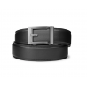 Ceinture en cuir Express Gunmetal KORE ESSENTIALS, disponible sur www.equipements-militaire.com