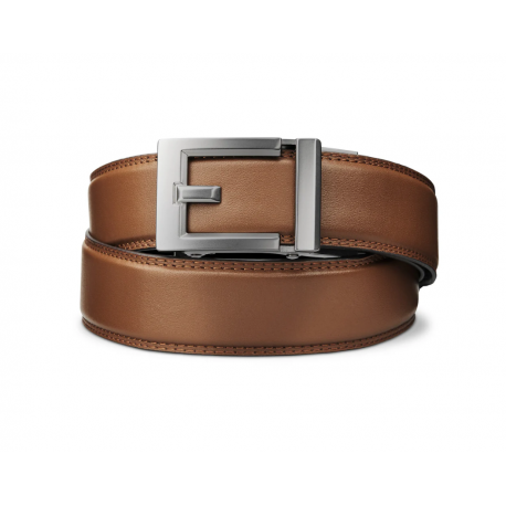 Ceinture en cuir Express Gunmetal KORE ESSENTIALS, disponible sur www.equipements-militaire.com