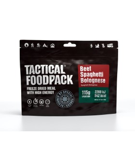 Spaghetti au Bœuf Bolognaise Tactical FoodPack chez www.equipements-militaire.com